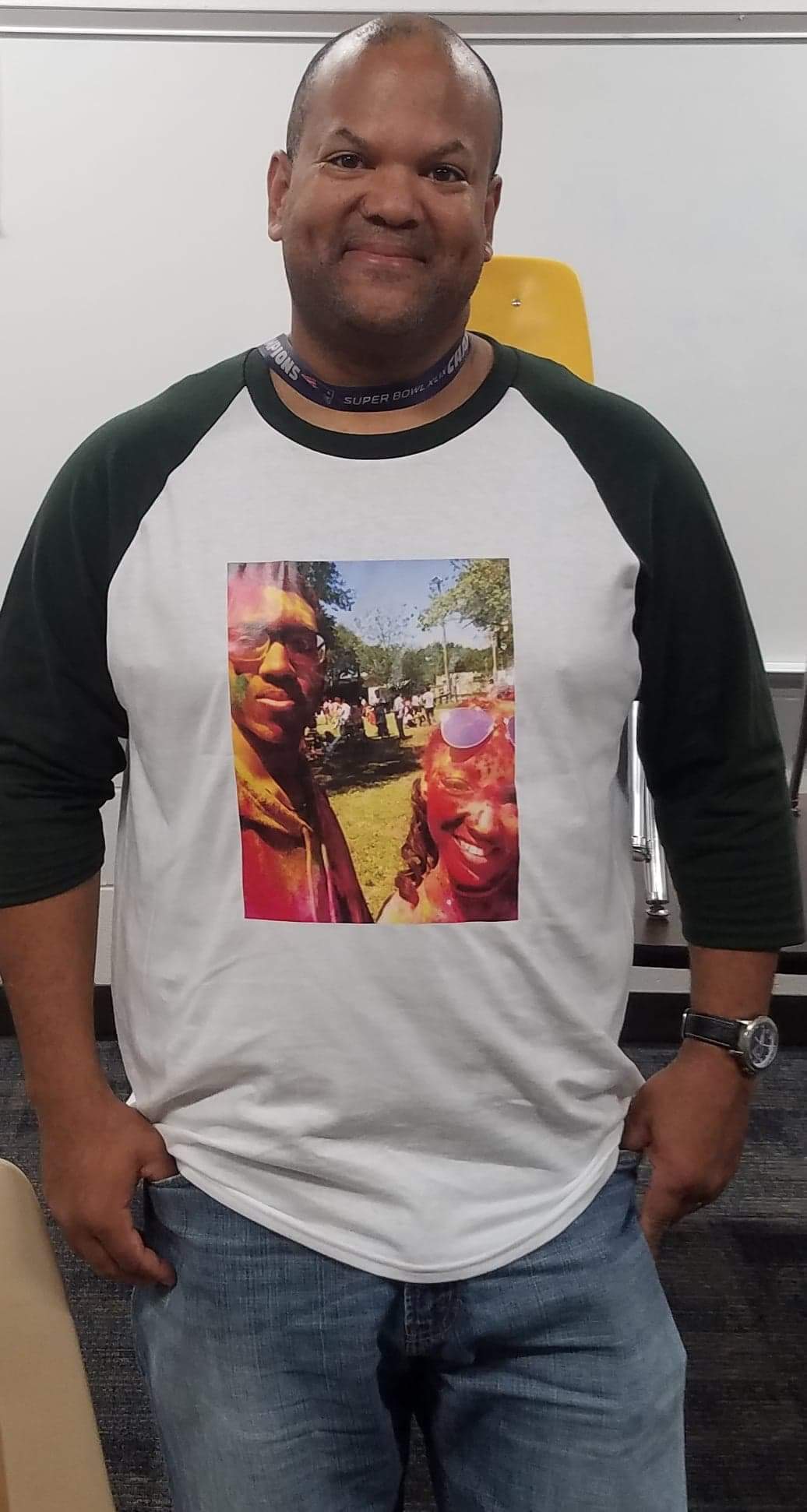 Vinyl printing of clear lake