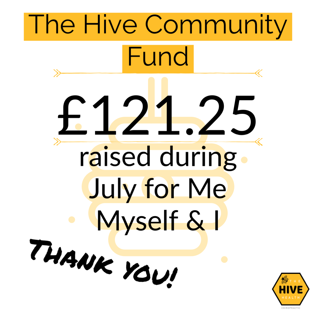 The Hive Community Fund raised £121.25 during July for Me Myself & I in Briton Ferry