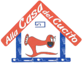 Logo: cornice rossa a forma di casa con la scritta 