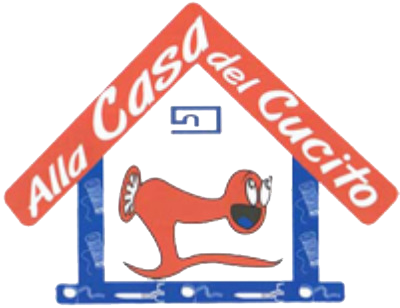 Logo: cornice rossa a forma di casa con la scritta 