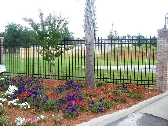 Commercial Area with Fence — Pascagoula, MS — Gulf Coast Fence Co.