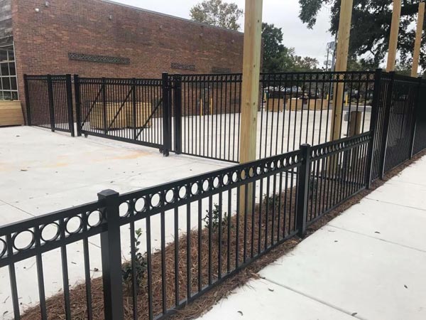 Black Metal Fence — Pascagoula, MS — Gulf Coast Fence Co.