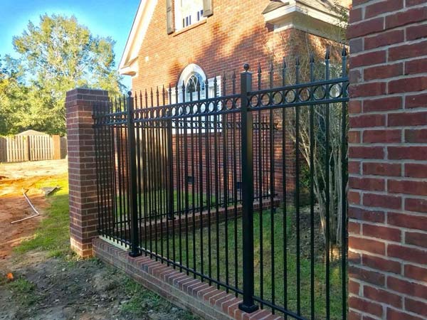 Residential Iron Fence — Pascagoula, MS — Gulf Coast Fence Co.