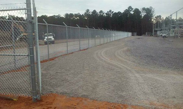 Chain Link Commercial Fence — Pascagoula, MS — Gulf Coast Fence Co.