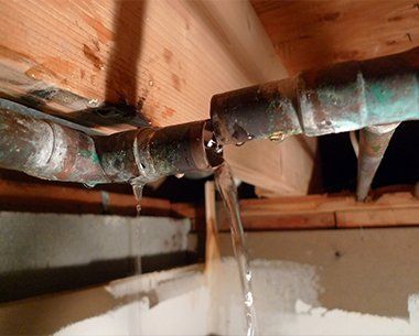 Old Pipe Leaking