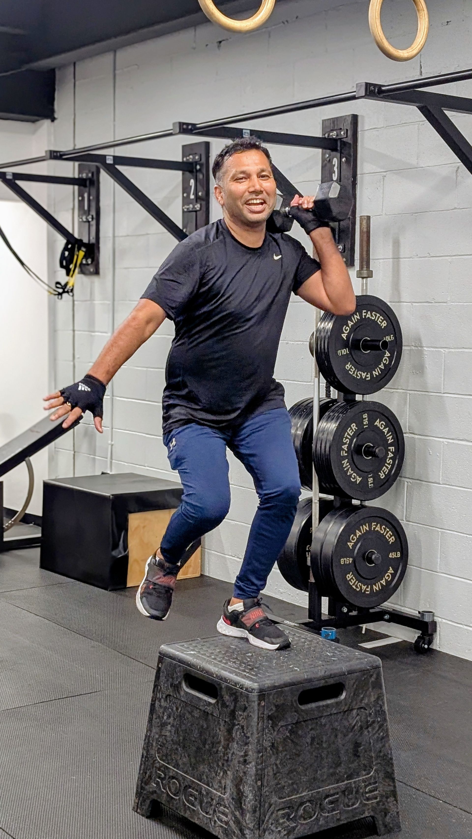 Adult member over 40 training at CrossFit Secaucus in Secaucus NJ