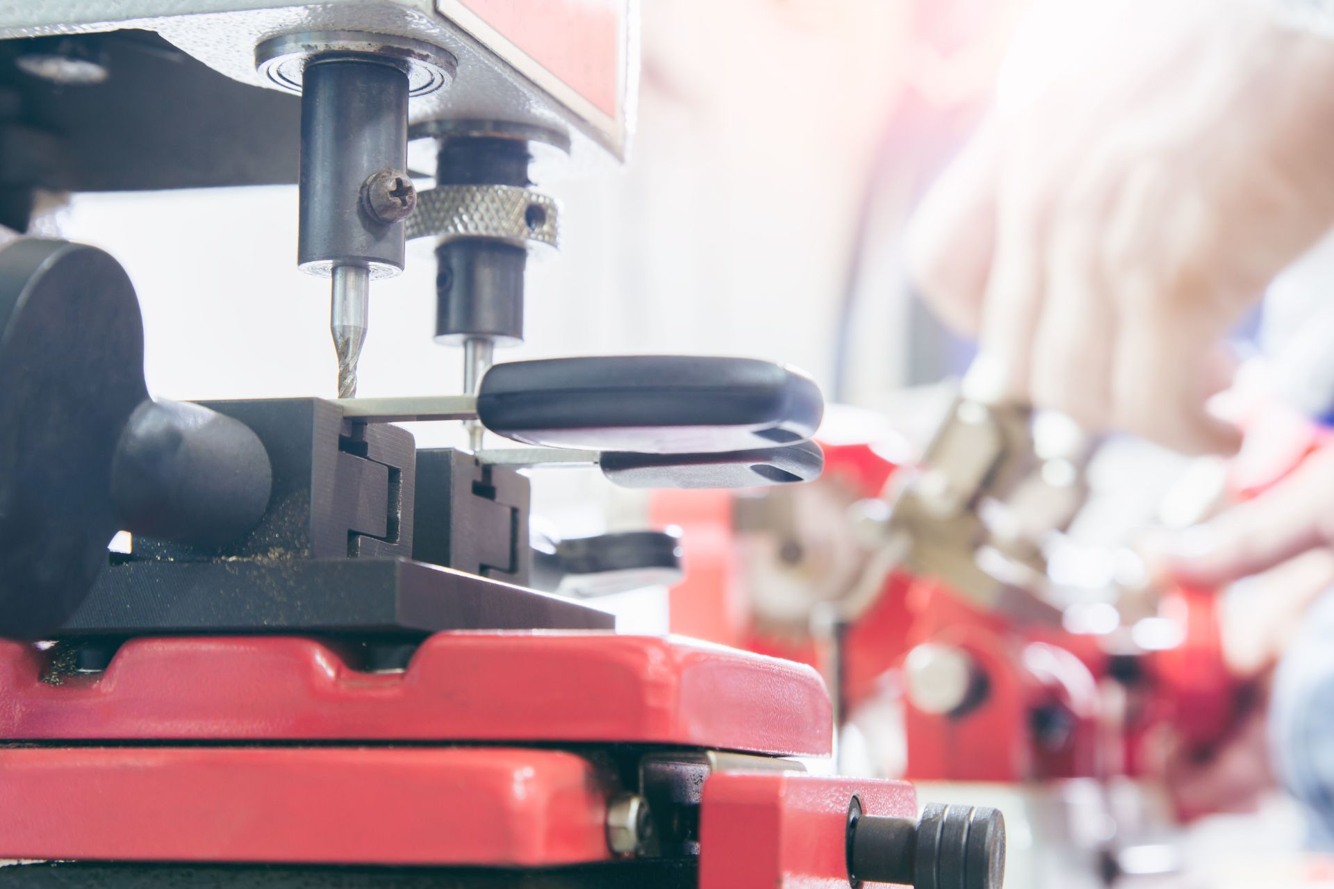 Macchinario per la duplicazione di chiavi