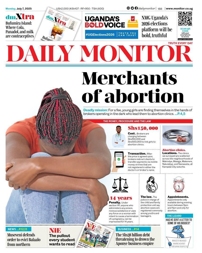 Daily Monitor Editorial Headline 