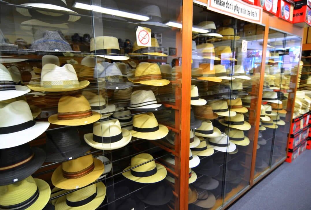 Shop display - cowboy's hat in Albuquerque, NM