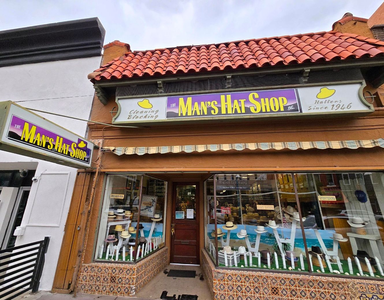 A Man 's Hat Shop with A Red Tile Roof - Albuquerque, NM - The Man's Hat Shop