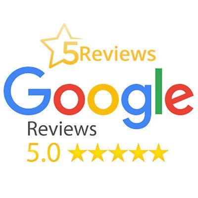 5 star reviews on Google
