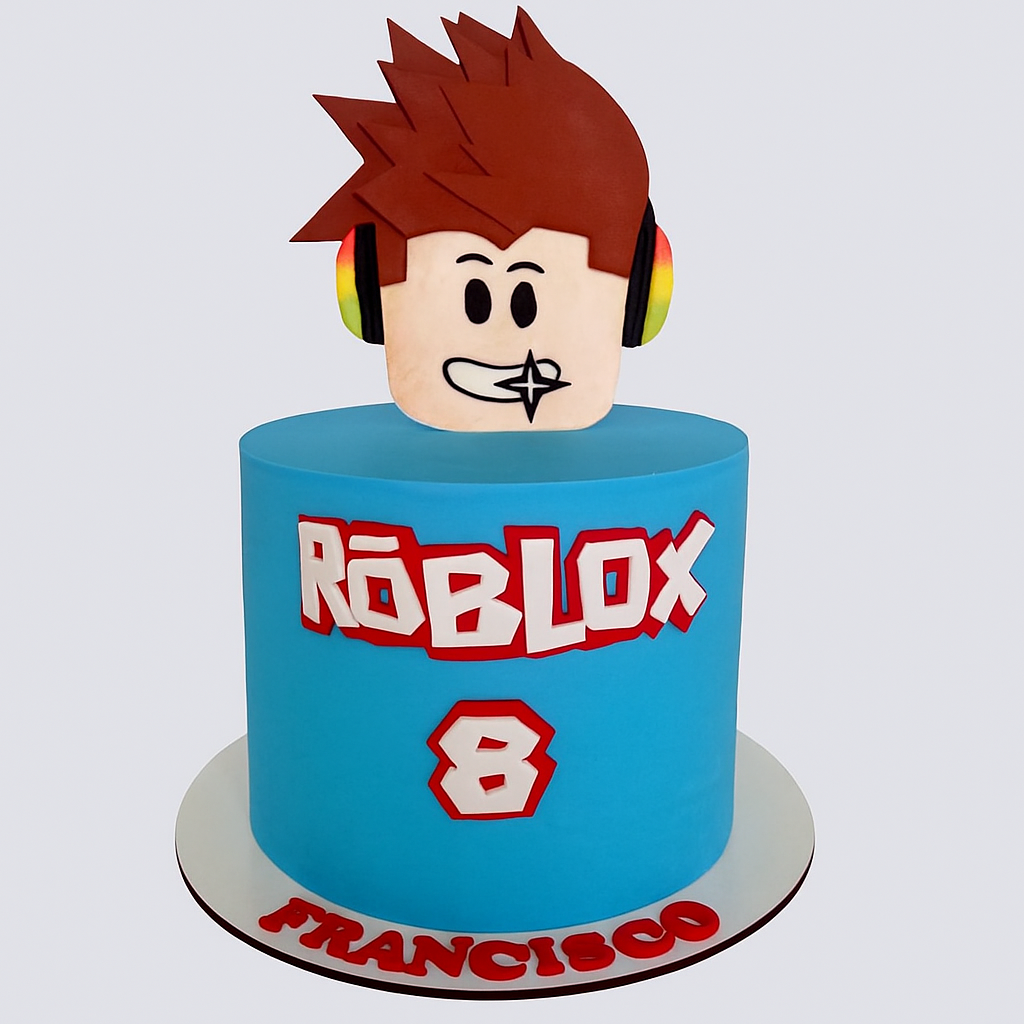 Pastel de cumpleaños de Roblox