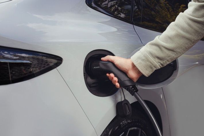 Derbyshire Electrical Specialists testing the installation of an EV charger in Derby