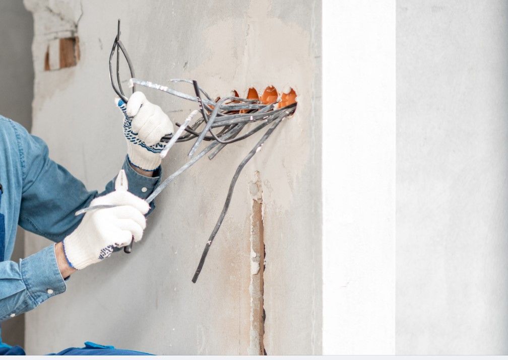 Derbyshire Electrical Specialists rewiring a property in Derby