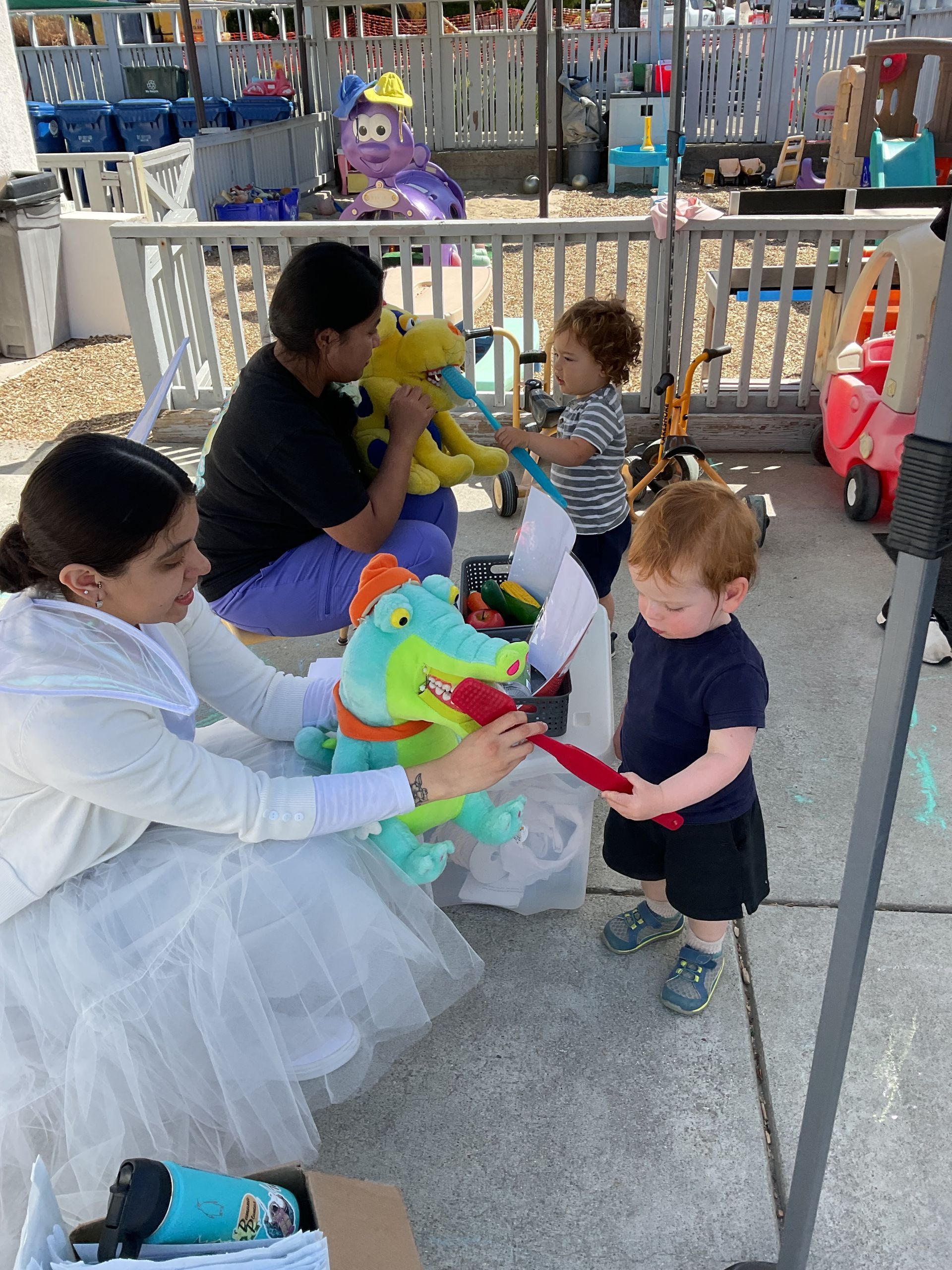 montessori toddler with guide