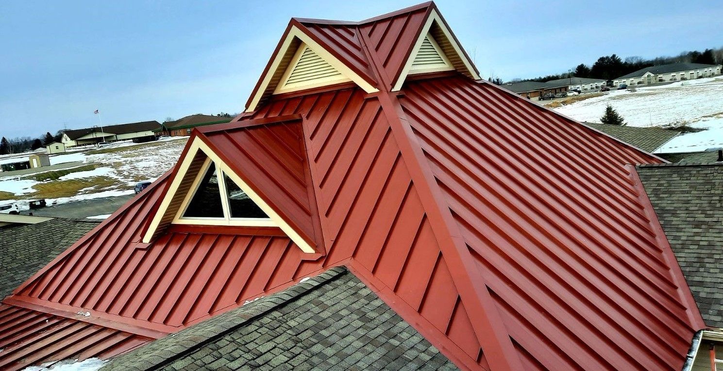 standing seam metal roof installed by riegle metals in west branch, michigan