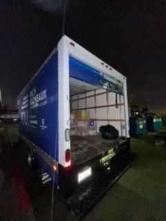 Back View of Rich Cazneaux Real Estate Group Truck | Parade Truck Donation in East Sac