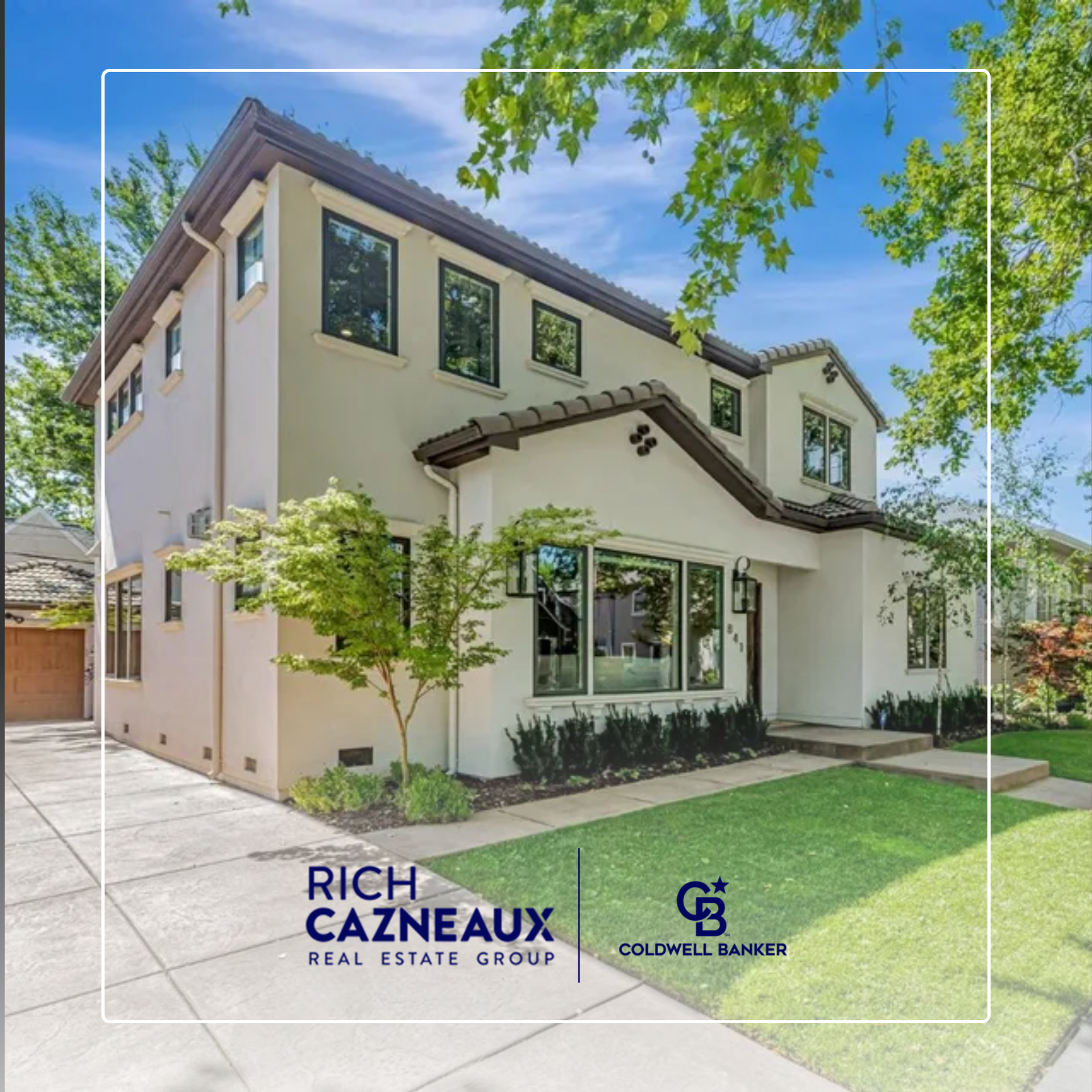 Luxury home listed and sold by top realtor Rich Cazneaux - Coldwell Banker Sacramento.