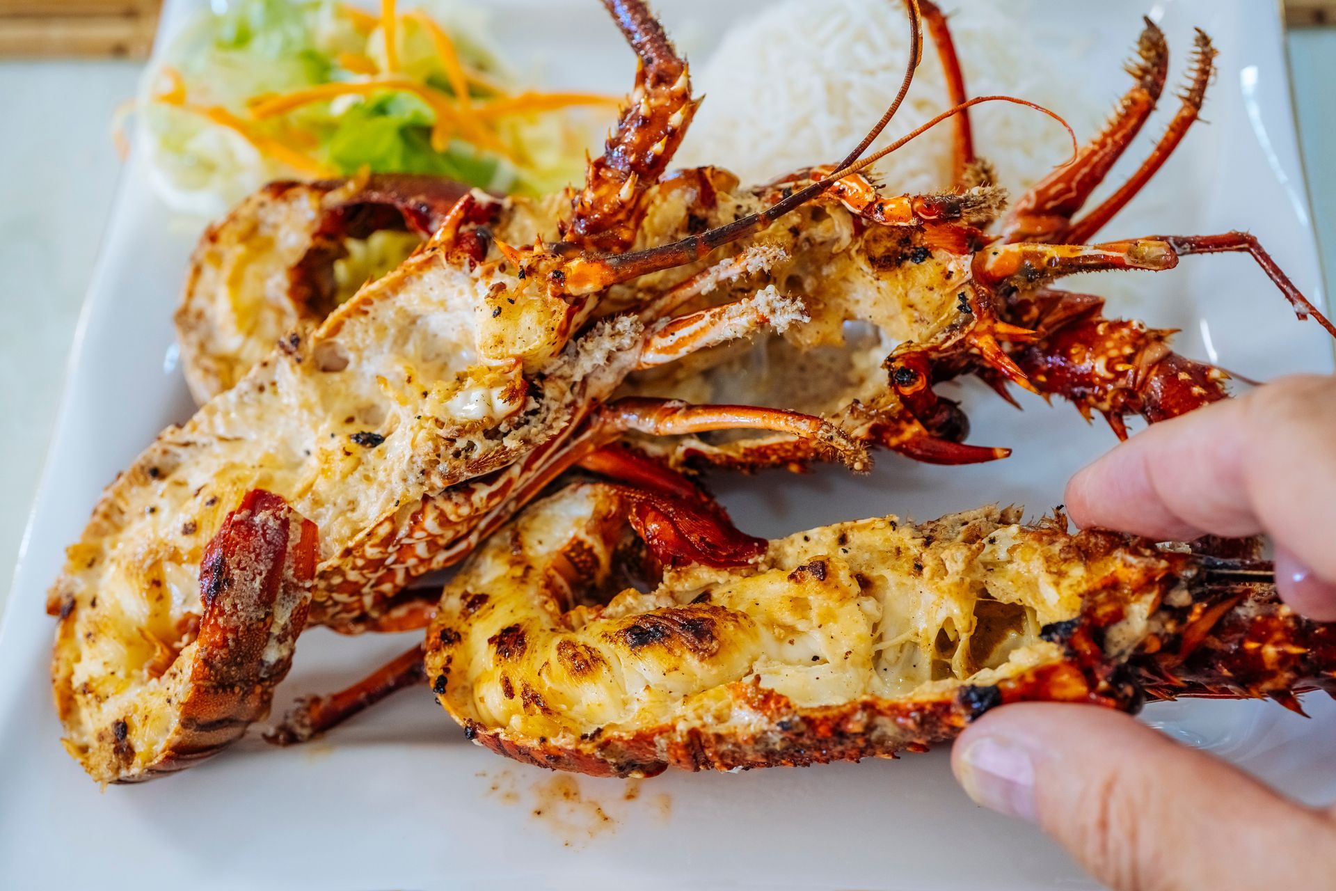 Spiny Caribbean Lobster Thermidor