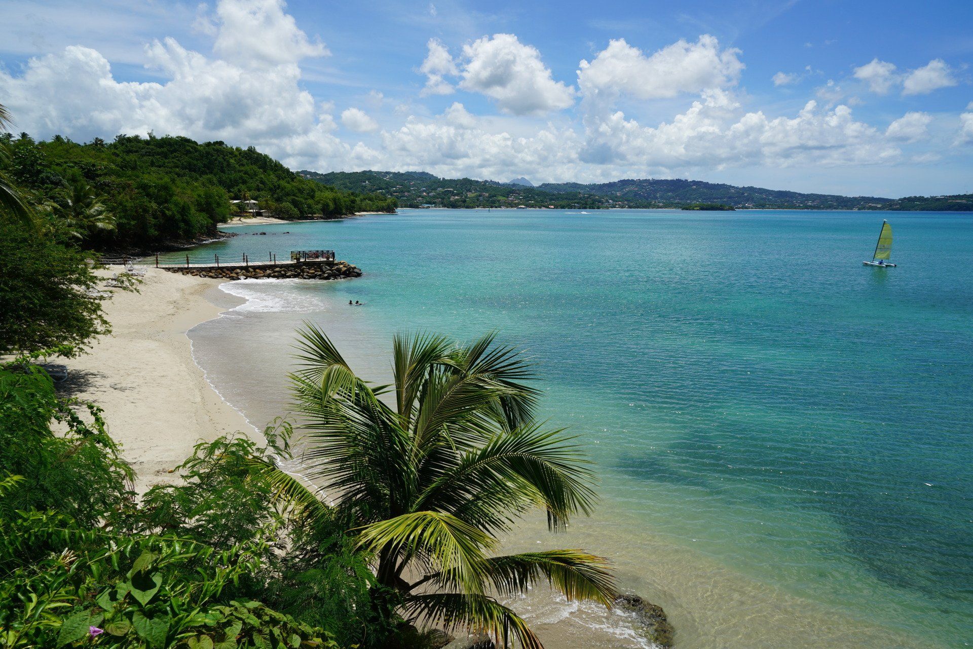 Beach at Calabash Cove,St Lucia