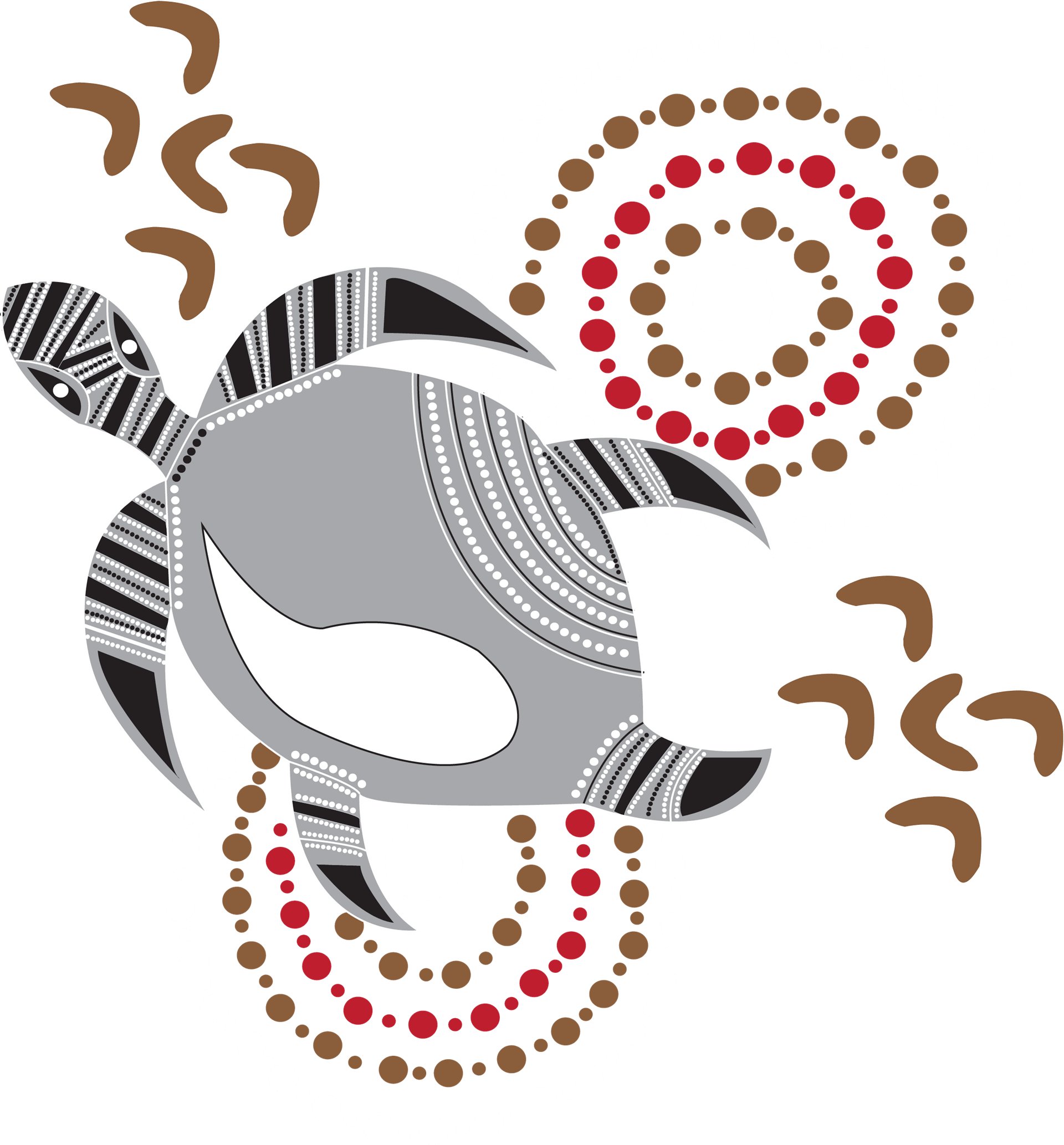 Indigenous Artwork Featuring a Turtle — Hinterland Property Services in Coopers Shoot, NSW