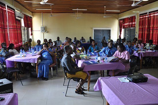 picture of training group in Ghana