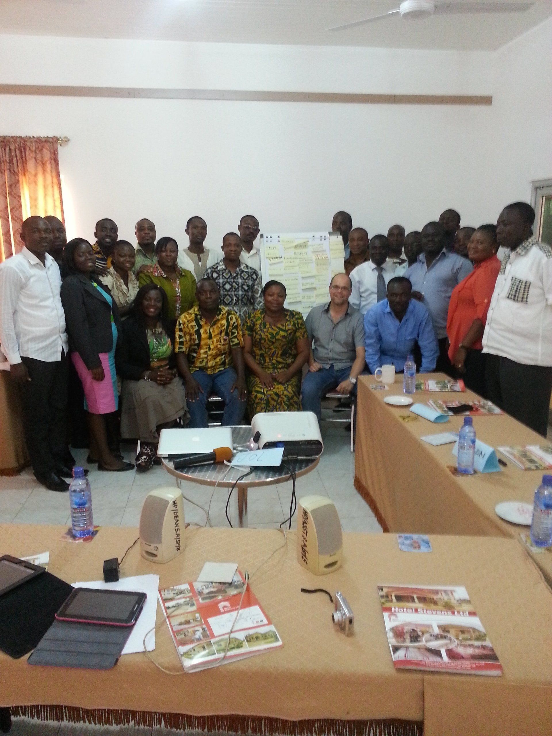 Picture of Kwame Nkrumah University of Science and Technology (Ghana) showing the whole group