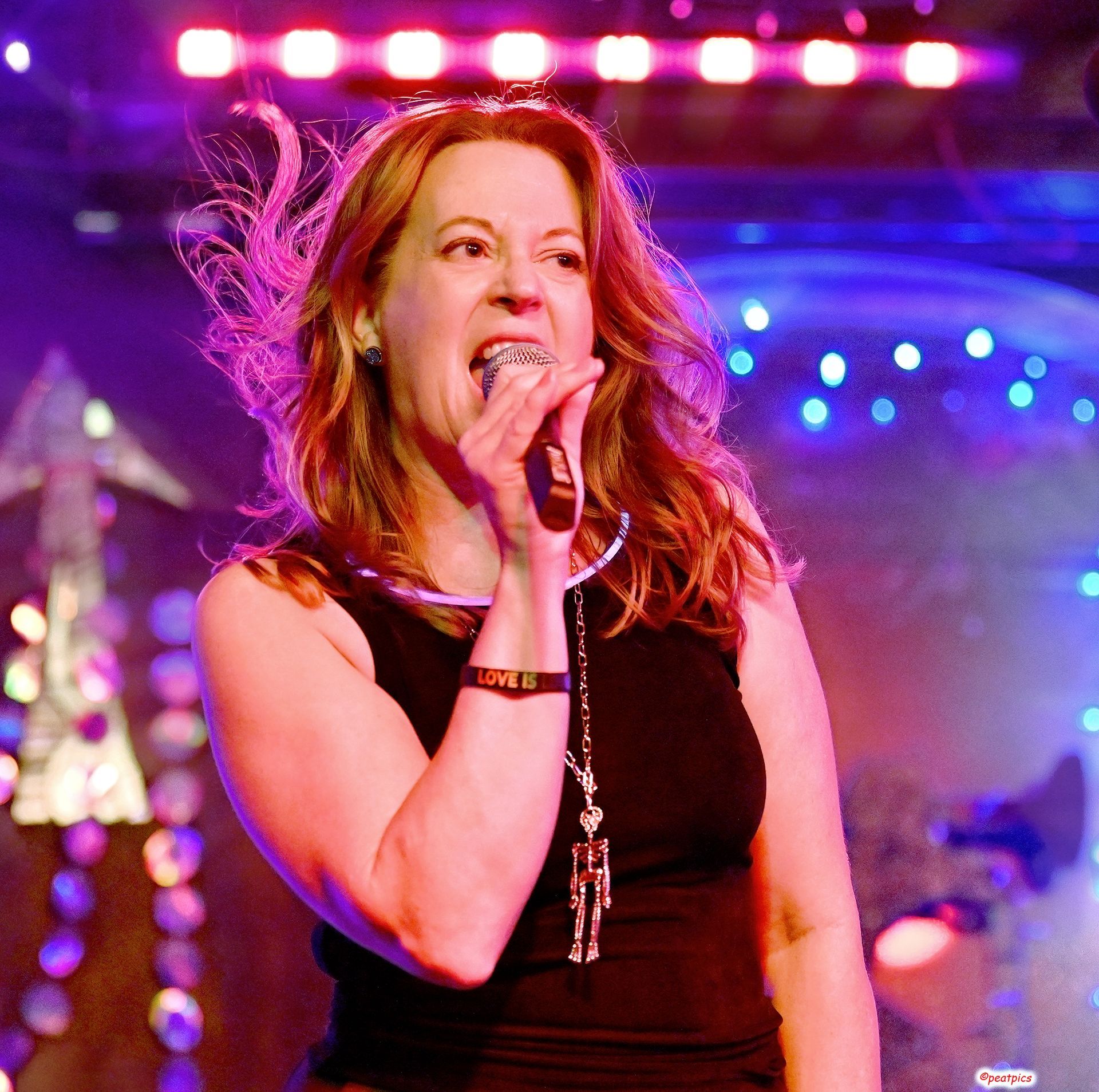 The Dead Betty's band in action.