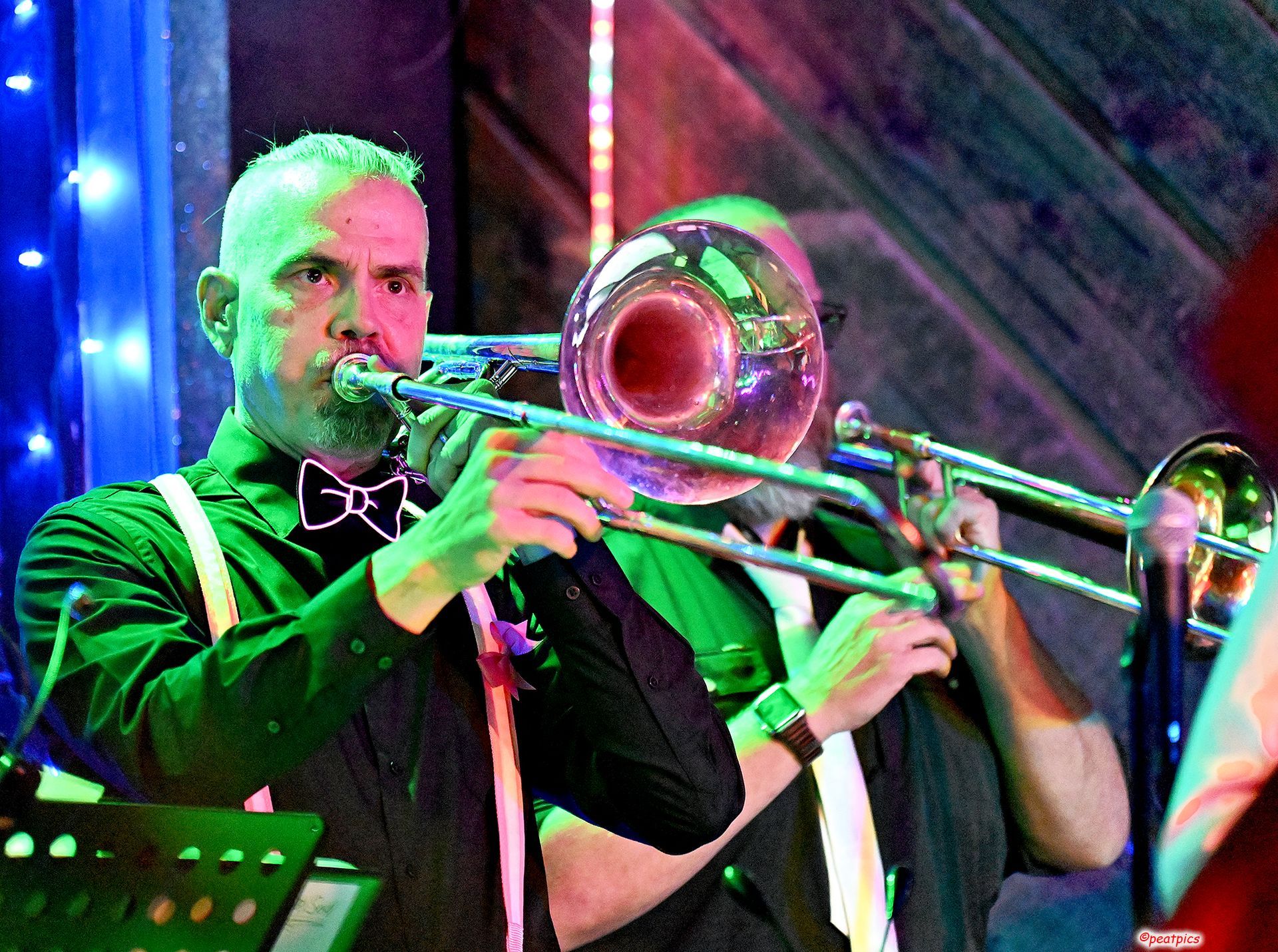 The Dead Betty's band in action.