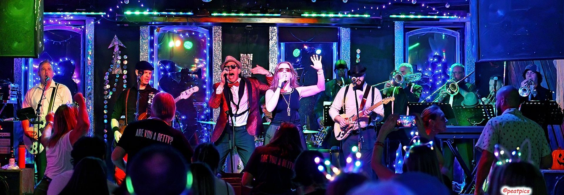 The Dead Betty's band in action.