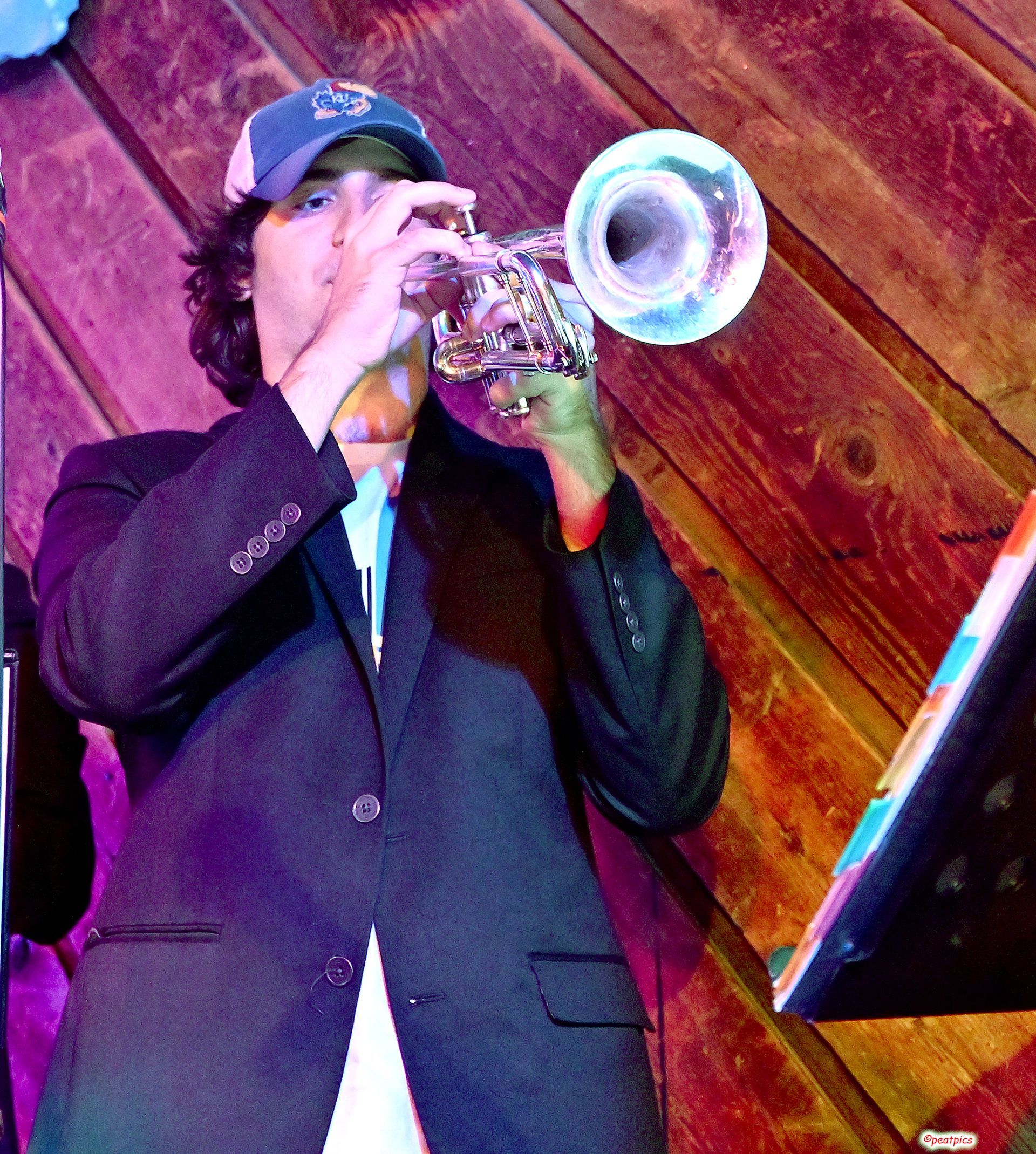 The Dead Betty's band in action.