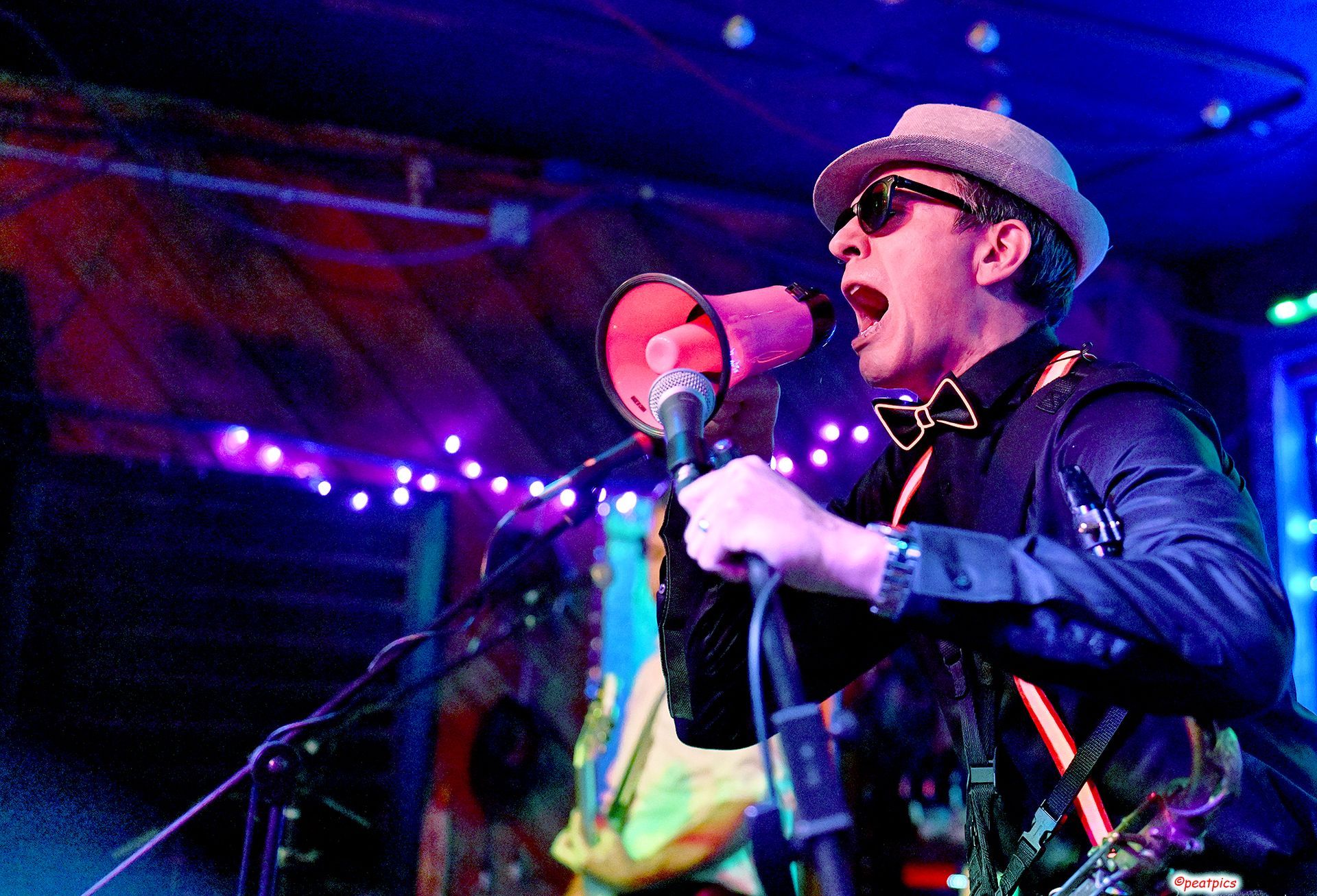 The Dead Betty's band in action.