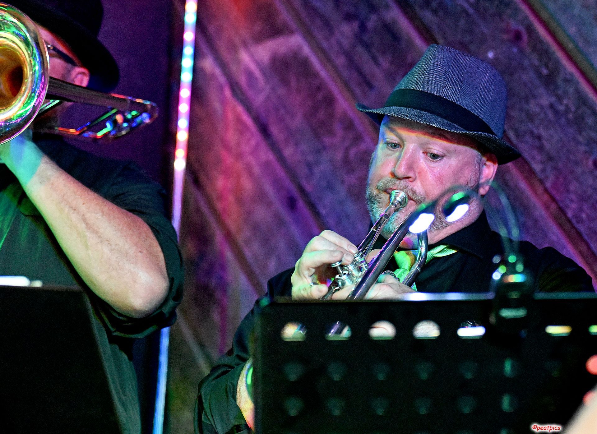 The Dead Betty's band in action.