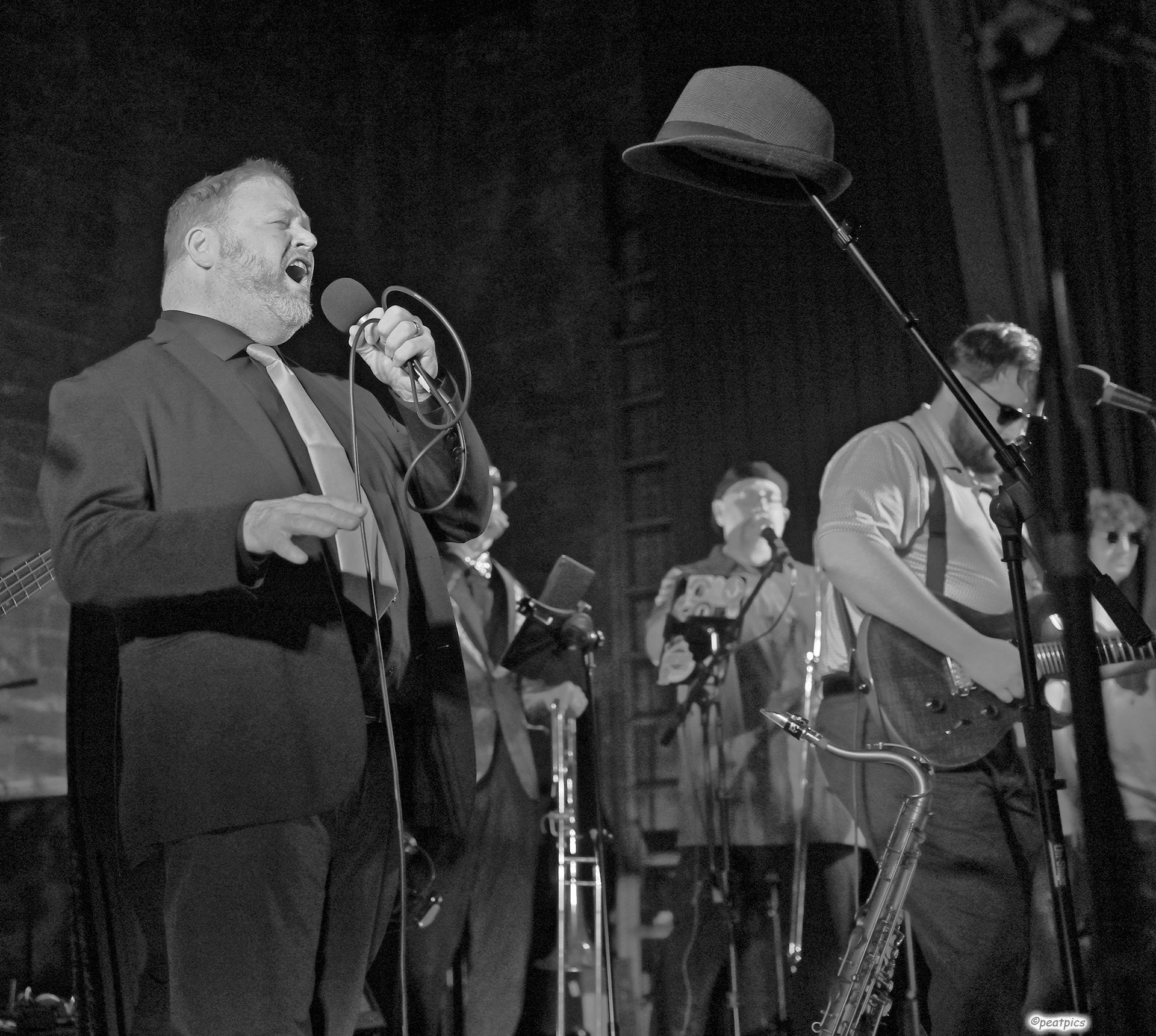 The Dead Bettys band playing at The Aztec Theatre