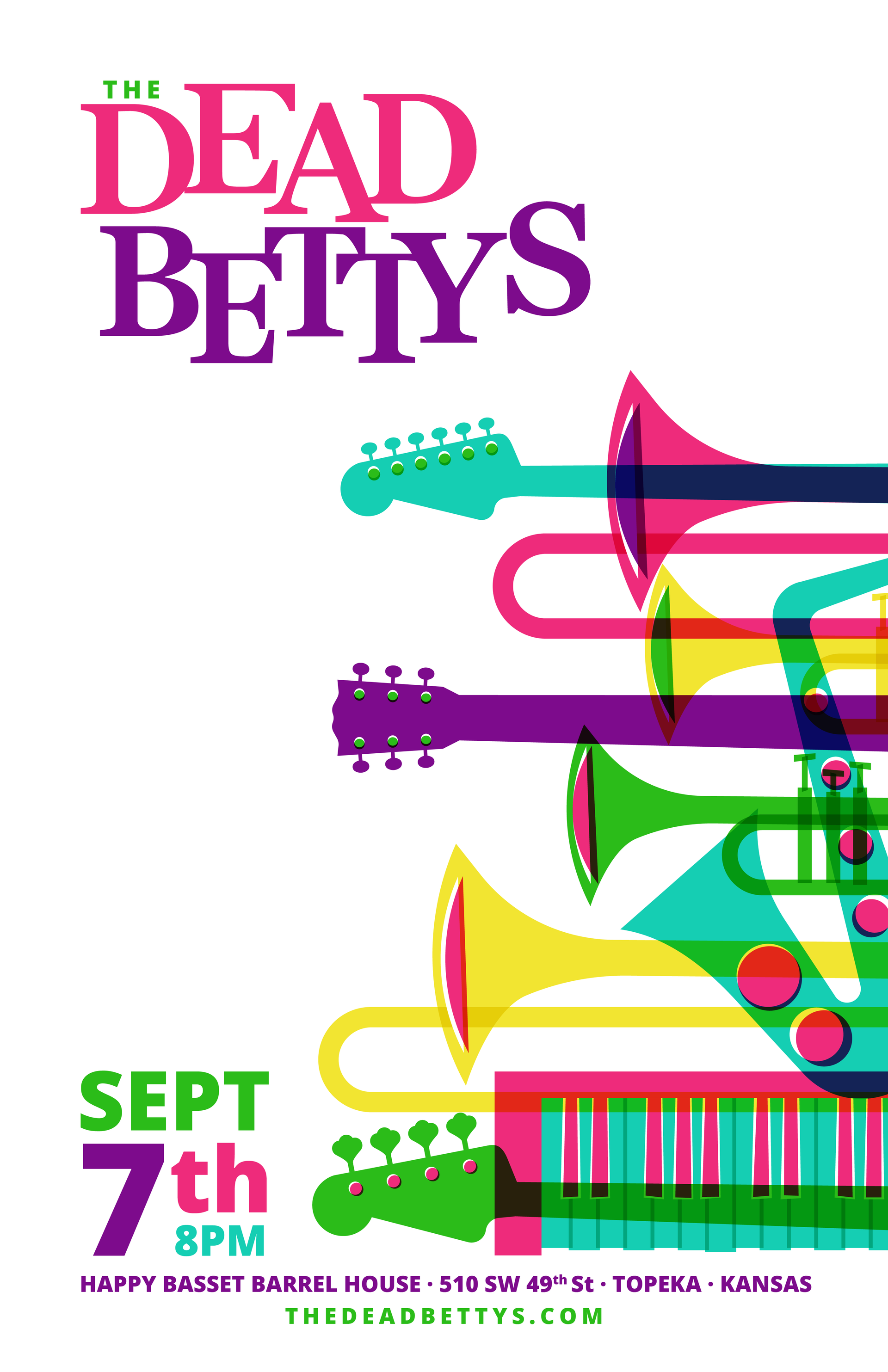 The Dead Bettys band flyer