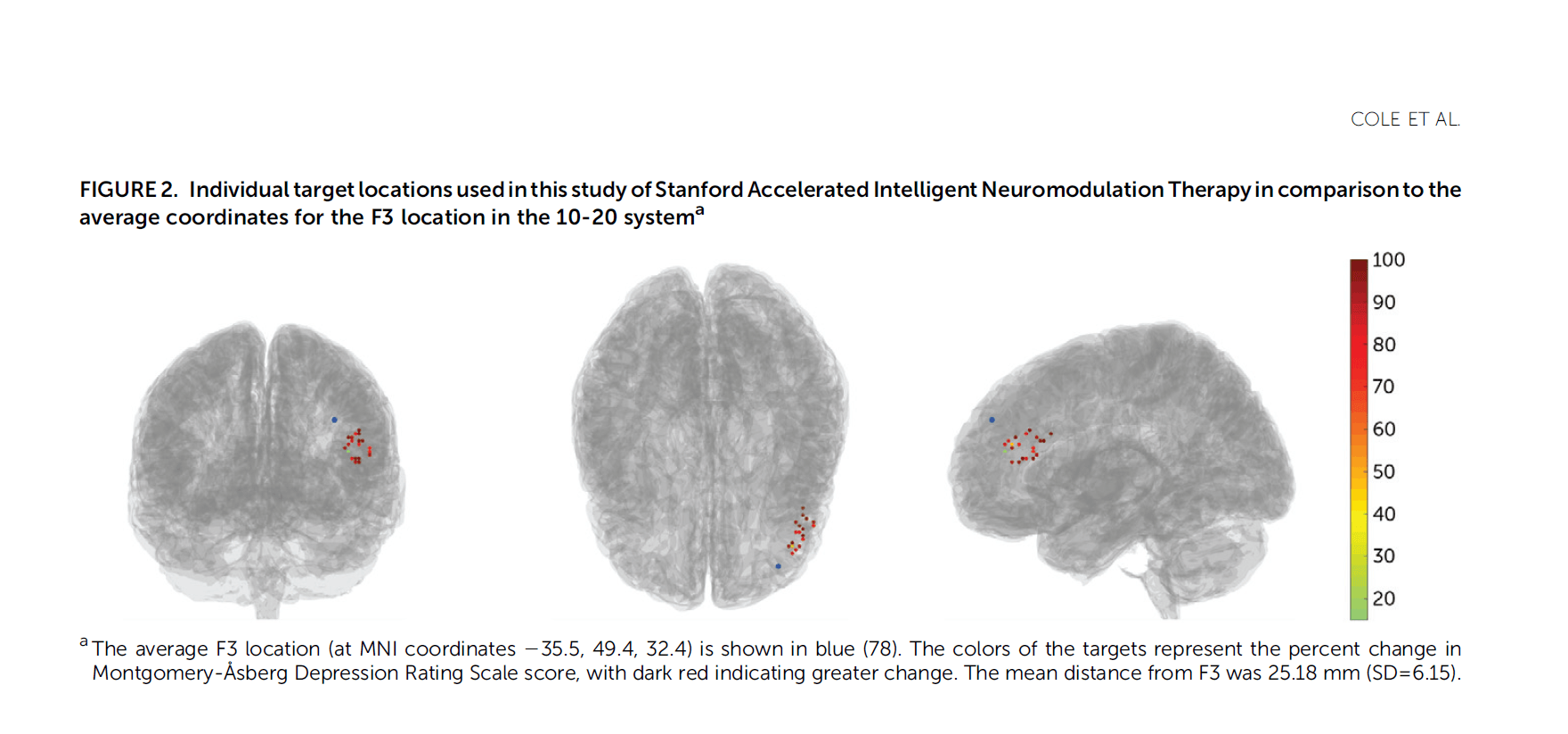 fcMRI targeting in SAINT