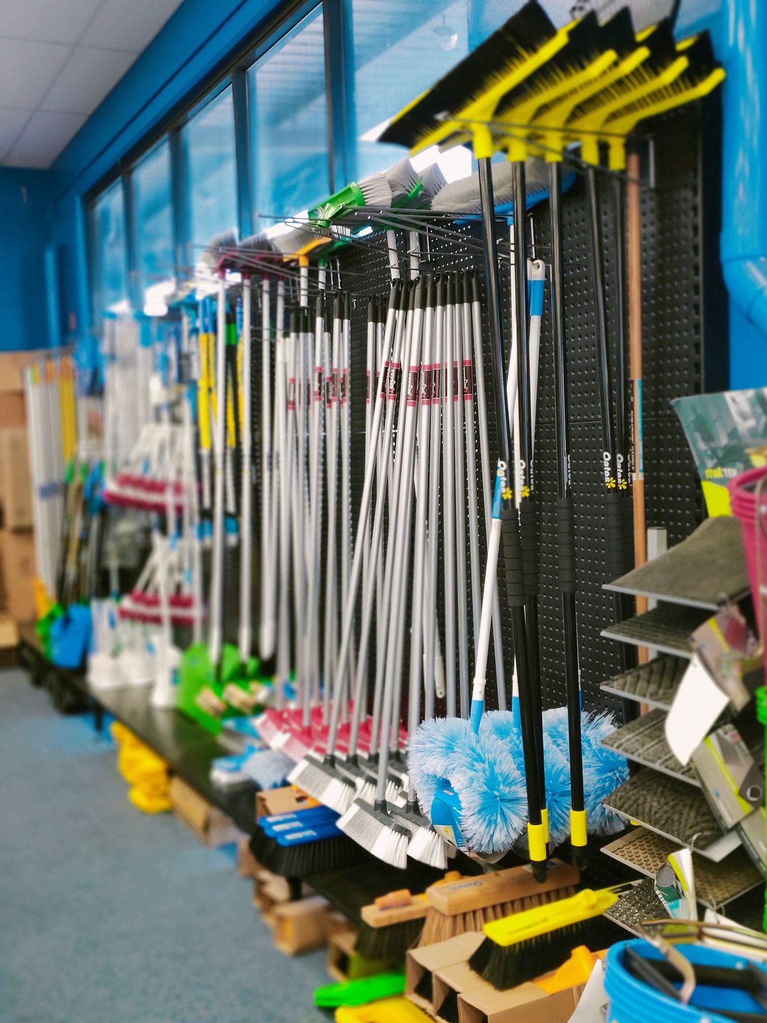 A store filled with a variety of cleaning supplies — Mackay Cleaning & Packaging Supplies in Mackay, QLD