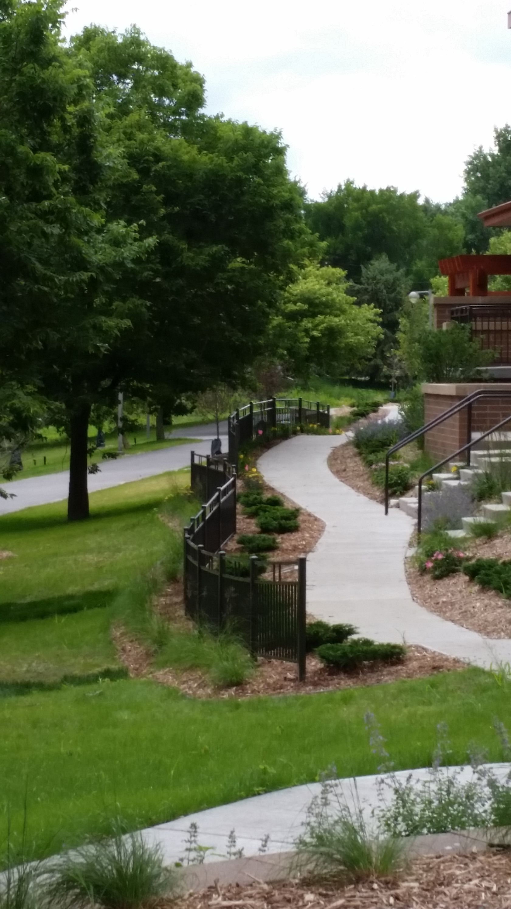 Mid Rail On Walkway | Rochester, MN | The Fence Pro’s
