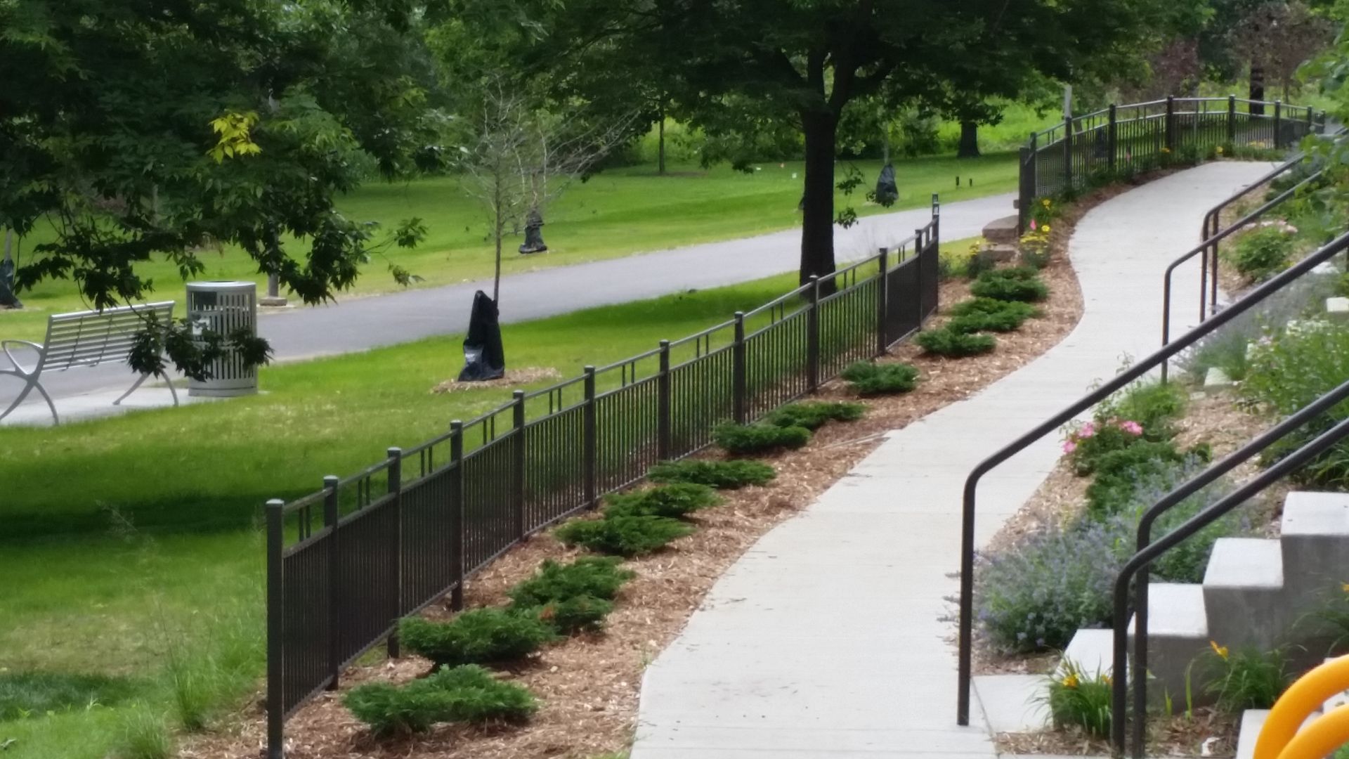 Mid Rail On A Park | Rochester, MN | The Fence Pro’s
