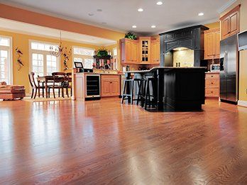 Home Interior With Wood Floor - wood flooring in Pantego, TX