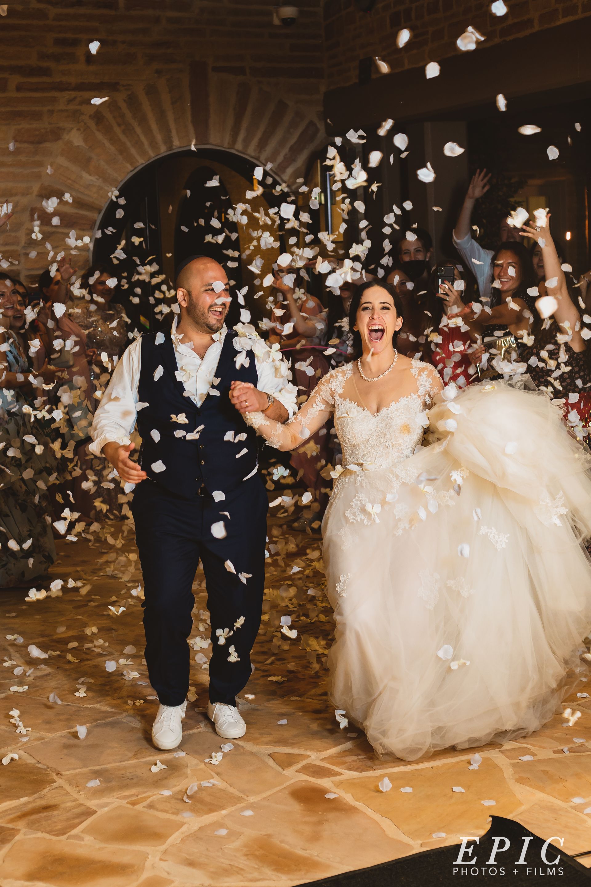 Red Berry Estate Wedding Reception Couple Send-Off