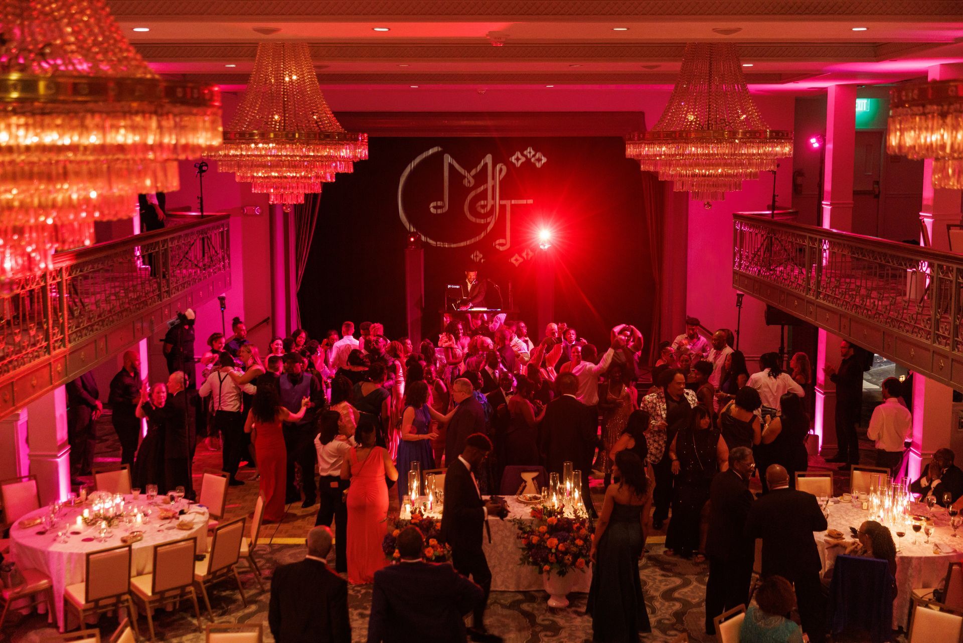 Wedding DJ St. Anthony Hotel Anacacho Ballroom Gaines Entertainment