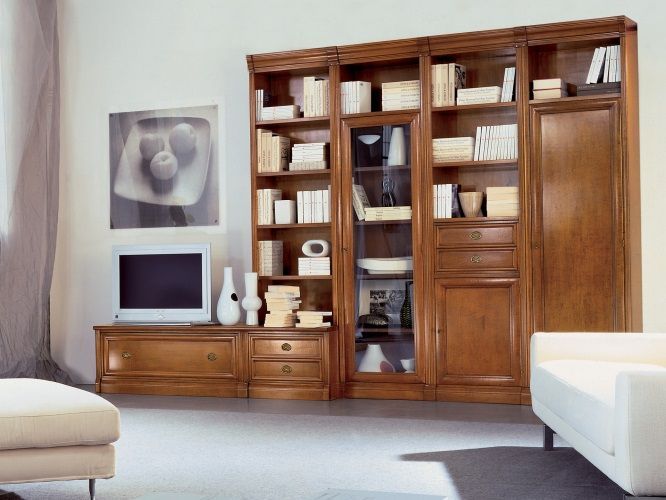 Parete attrezzata bianca