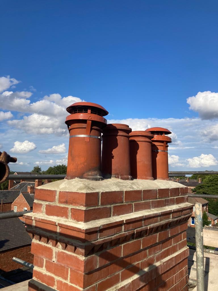 Chimney repairs by Darlington roofing contractors Masterhouse Services Limited