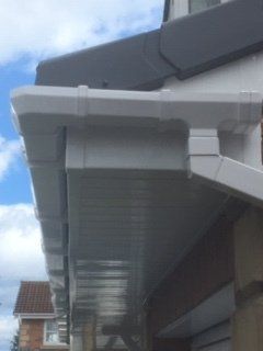 North East roofing contactors Masterhouse Services install low maintenance UPVC gutters and fascias