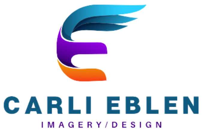 A logo for carli eblen imagery and design