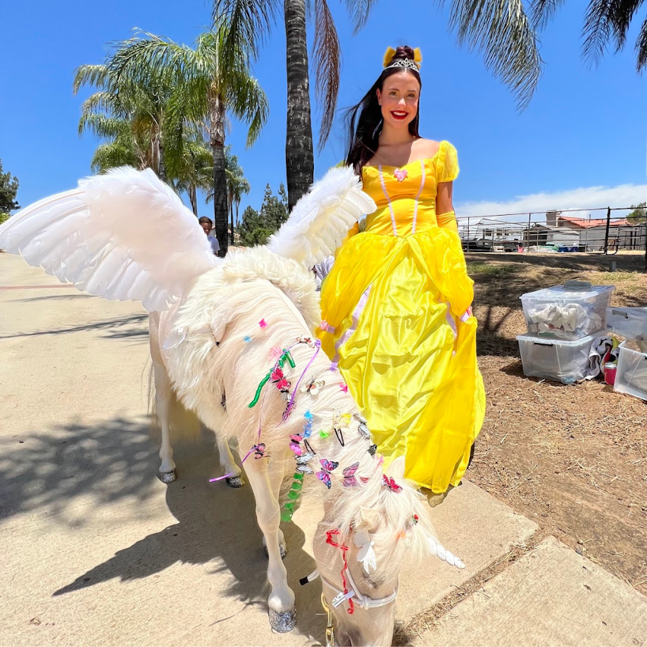 Belle with Pegasus – San Diego, CA – The Posh Unicorn