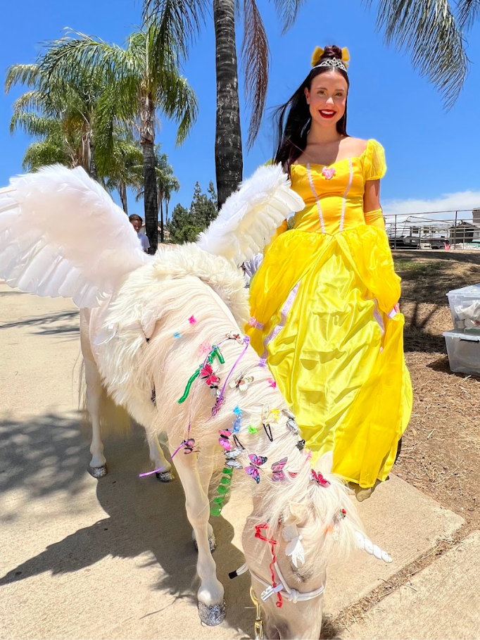 Belle with Pegasus – San Diego, CA – The Posh Unicorn