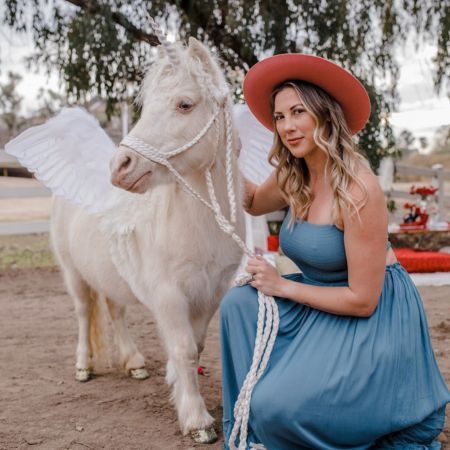 Live Unicorn Photoshoot with Pegasus Wings in San Diego