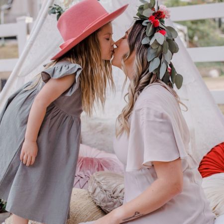 A Mommy & Me Photoshoot in San Diego during Unicorn mini sessions